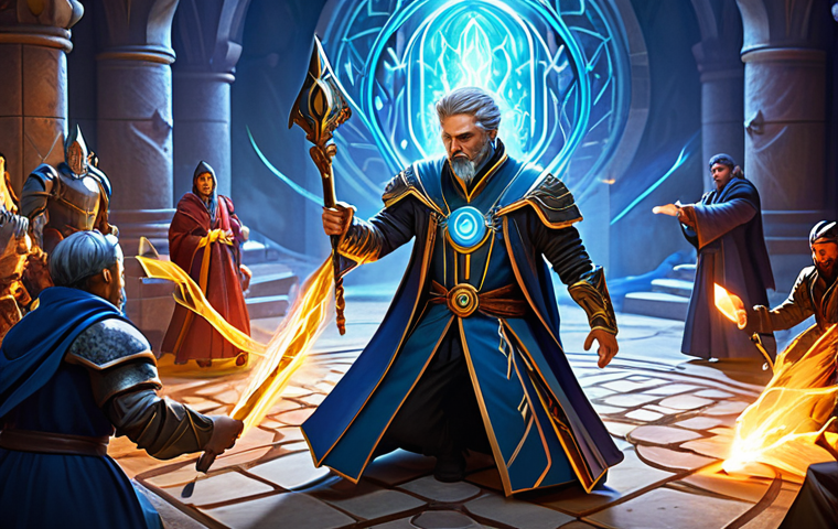 Strategic Healer**

"A fully clothed, professional game strategist, carefully positioned amidst a stylized battle scene, orchestrating healing and protective spells (visualized as energy streams) towards allies, appropriate attire, safe for work, perfect anatomy, natural proportions, vibrant colors, dynamic lighting, professional digital art, family-friendly."

**